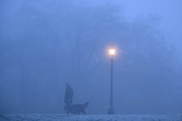 Manchester will wake up to frost and fog this week.