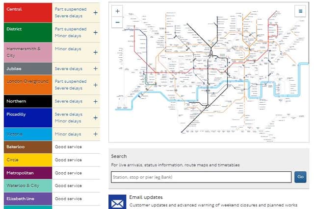Tube passengers are experiencing severe disruption. Photo: TfL