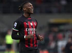 Rafael Leao has been linked with a move to Manchester United. Credit: Getty.