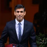 Prime Minister Rishi Sunak leaves number 10 Downing Street ahead of the weekly Prime Minister’s Question. Photo: Getty