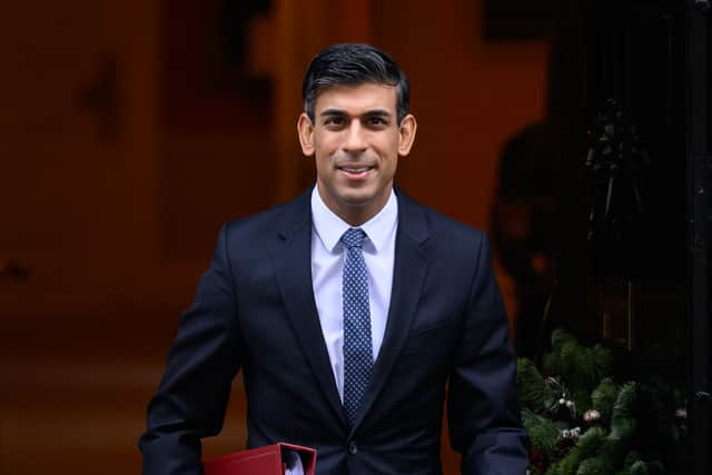 Prime Minister Rishi Sunak leaves number 10 Downing Street ahead of the weekly Prime Minister’s Question. Photo: Getty