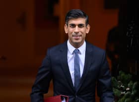 Prime Minister Rishi Sunak leaves number 10 Downing Street ahead of the weekly Prime Minister’s Question. Photo: Getty