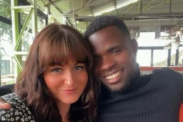Noel moved to England in June to be with his wife Jaima, 29, after the pair met in 2019 at a game park in Gweru, Zimbabwe. Photo: Jaima Bako/ SWNS