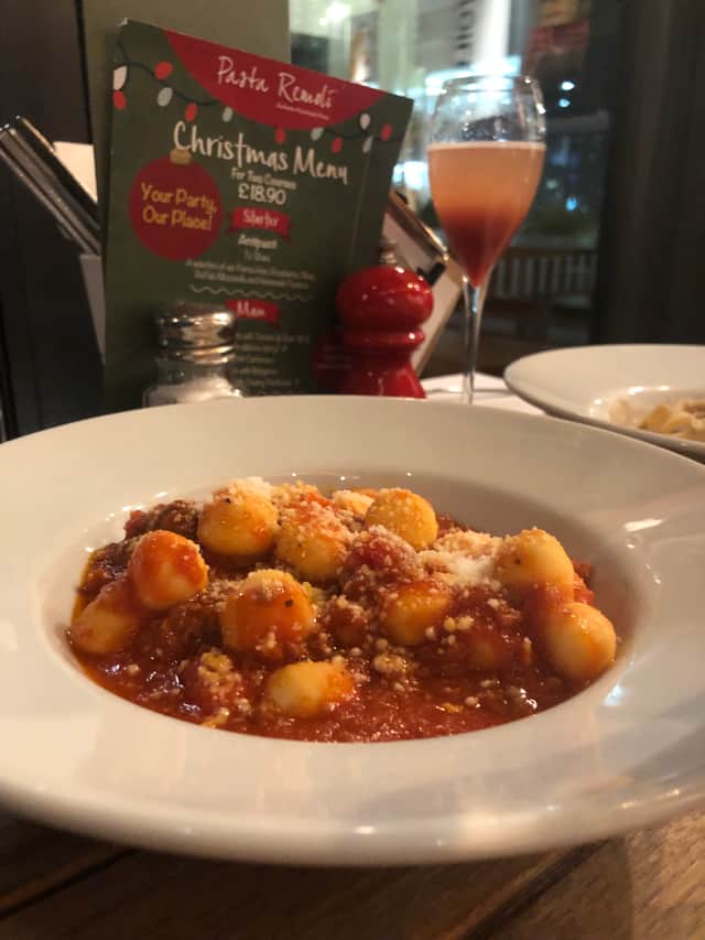 Pork sausage ragu gnocchi. Photo: LondonWorld