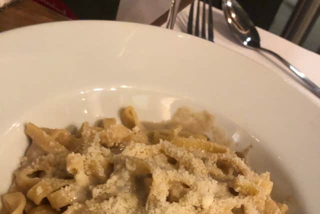 Creamy mushroom tagliatelle. Photo: LondonWorld