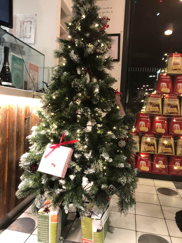 Feeling festive at Pasta Remoli Wembley. Photo: LondonWorld
