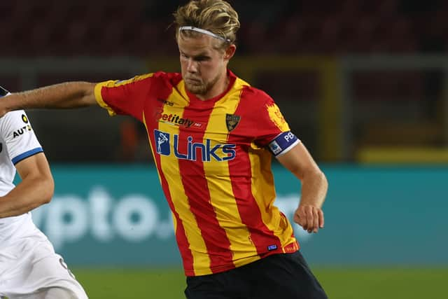 Lecce midfielder Morten Hjulmand 