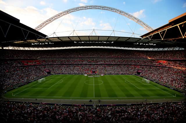 Wembley Stadium in London. Photo: Getty