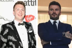 Joe Lycett and David Beckham (Getty Images)