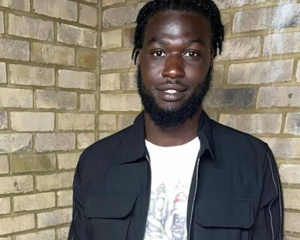 Abraham Kallon was found by police outside King's College Hospital, but later died.