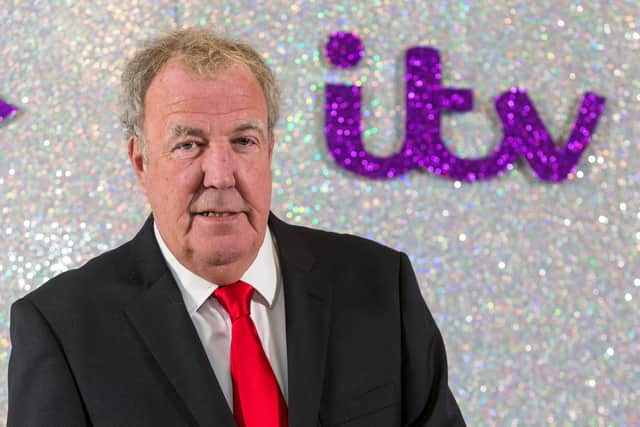 Jeremy Clarkson attends the ITV Autumn Entertainment Launch at White City House on August 30, 2022 in London, England. (Photo by Nick England/Getty Images)