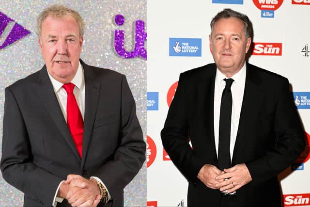 Top Gear’s Jeremy Clarkson and journalist Piers Morgan (Credit LondonWorld)