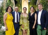 From left: Sherry Izadi, Anoosheh Ashoori, Nazanin Boniadi, Nazanin Zaghari-Ratcliffe and Tim Hatley at The Rings of Power world premiere in Leicester Square. Photo: Getty
