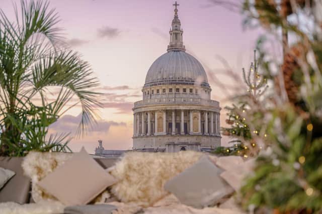 It’s the best place to sip on cocktails whilst admiring the hustle and bustle of the city below, not to mention St Paul’s. Photo: Madison