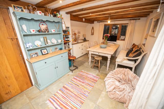 Imagine hosting a Christmas dinner around this table. Photo: SWNS