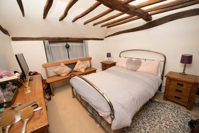 Snooze the night away in this comfy bedroom. Photo: SWNS