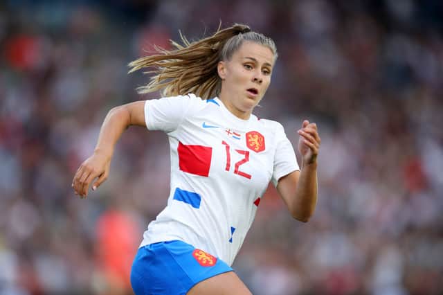 Victoria Pelova looks set to sign for Arsenal in January. Photo by George Wood/Getty Images