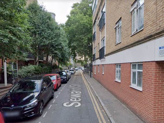 Police found two teenage boys with stab wounds last night in Seward Street. Credit: Google Maps