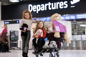 Luton airport has launched a ‘teddy tag’ scheme to stop cuddly toys from getting lost this Christmas