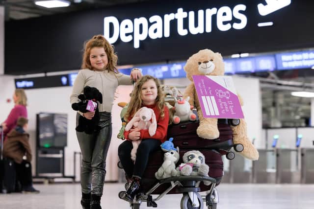 Luton airport has launched a ‘teddy tag’ scheme to stop cuddly toys from getting lost this Christmas