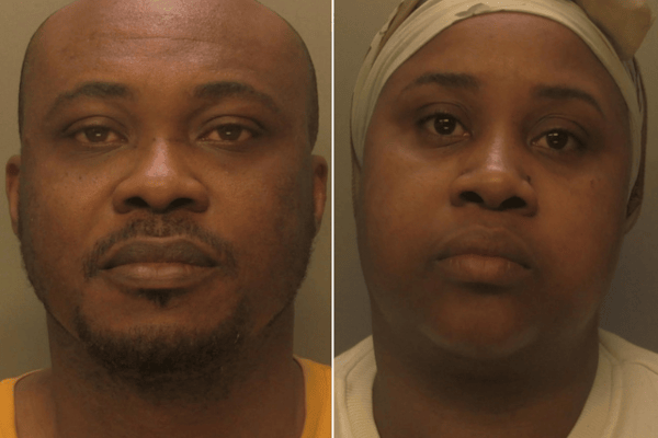 Fredrick Diji, left, and Raquel Johnson. Photo: SWNS/ Surrey Police