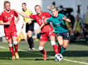 Kathrine Kuhl is one of three players linked with Arsenal this morning. (Photo by HENNING BAGGER/Ritzau Scanpix/AFP via Getty Images)