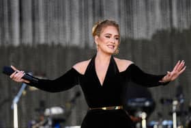 Adele performs on stage as American Express present BST Hyde Park in Hyde Park on July 01, 2022 in London, England. (Photo by Gareth Cattermole/Getty Images for Adele)