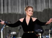 Adele performs on stage as American Express present BST Hyde Park in Hyde Park on July 01, 2022 in London, England. (Photo by Gareth Cattermole/Getty Images for Adele)