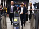 Andy Lord, TfL commissioner, left, with mayor Sadiq Khan. Photo: Getty