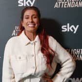 Stacey Solomon attends The Flight Attendant First Class Lounge (Getty) 