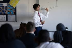 Rishi Sunak says his maths plans would not force all pupils to take maths A-Levels (image: AFP/Getty Images)