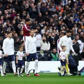  Harry Kane of Tottenham Hotspur enters the pitch prior to the Premier League match between Tottenham Hotspur  (Photo by Eddie Keogh/Getty Images)