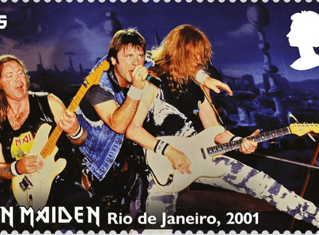 One of the Iron Maiden stamps that are coming into circulation (Photo: Royal Mail) 