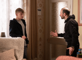 Latest scenes saw Max arrested for his involvement with Griff’s gang