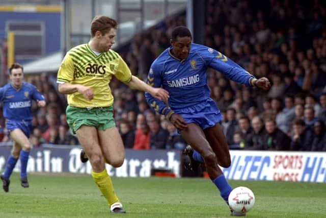 John Fashanu is a former football player playing for teams such as Norwich City and Wimbledon