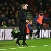  Nathan Jones watches his team during the English Premier League football match between Southampton and Nottingham Forest at St Mary's 