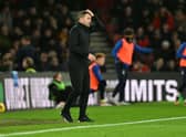 Nathan Jones watches his team during the English Premier League football match between Southampton and Nottingham Forest at St Mary's 