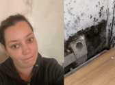 Skye Joseph, 31, says mould in her flat has left her fearing for her children’s health. Credit: SWNS