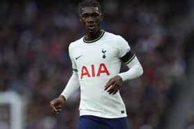 Yves Bissouma of Tottenham Hotspur during the Premier League match between Tottenham Hotspur and Aston Villa  (Photo by Eddie Keogh/Getty Images)