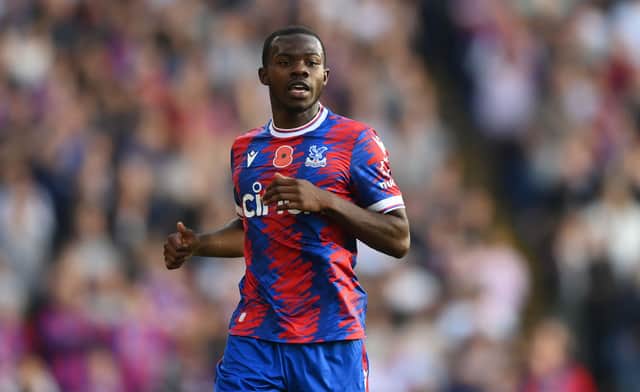 Tyrick Mitchell of Crystal Palace looks on during the Premier League match between Crystal Palace and Southampton FC (Photo by Alex Davidson/Getty Images)