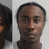 Kieran Morgan (right) and Daniel Onyewuenyi. Photo: Met Police