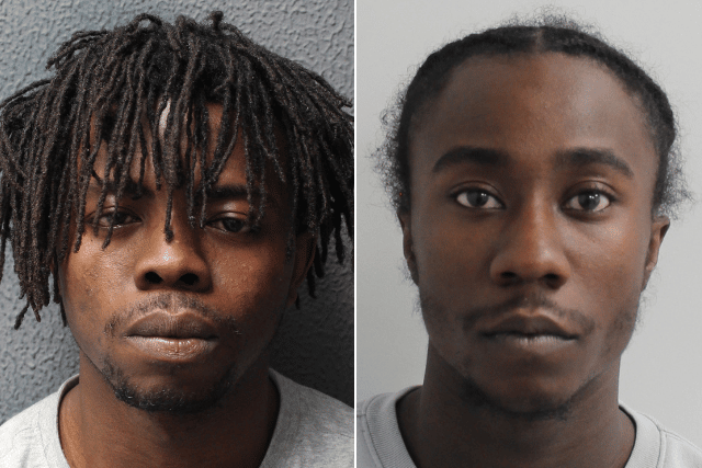 Kieran Morgan (right) and Daniel Onyewuenyi. Photo: Met Police