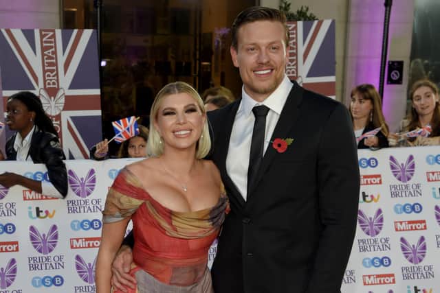 Olivia Bowen and Alex Bowen attend the Daily Mirror Pride of Britain Awards 2022 at Grosvenor House on October 24, 2022 in London, England. (Photo by Eamonn M. McCormack/Getty Images)