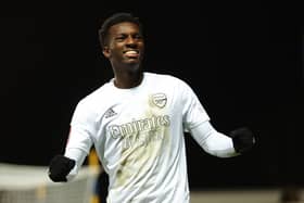 Eddie Nketiah of Arsenal. 