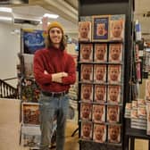 Bookseller Ewan Shepherd at Waterstones, Leadenhall. Photo: LondonWorld