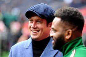 Vernon Kay, seen here attending an NFL London game, admitting to a scheme concocted by Shane Ritchie to assure clean water in the camp