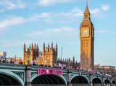 Extinction Rebellion protesters formed a human chain along Westminster Bridge is first non-disruptive protest. Credit: Extinction Rebellion