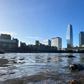 The River Thames at the Millennium Bridge