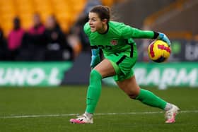 Arsenal have confirmed the signing of Sabrina D’Angelo. (AFP via Getty Images)