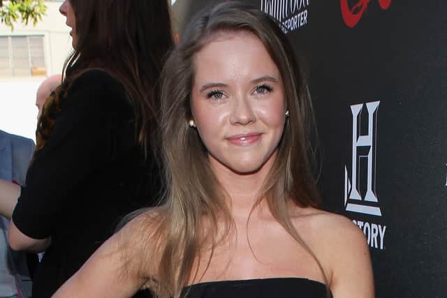 Actress Katie Griffiths arrives at The Hollywood Reporter & The History Channel Screening Of "Hatfields & McCoys" at Milk Studios on May 21, 2012 in Hollywood, California. (Photo by Mark Davis/Getty Images)